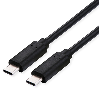 Kábel USB 4 Gen 3x2, Typ C CM/CM 0.8m, 40Gbps, PD 100w 20V5A, čierny