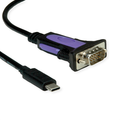 Káblový adaptér USB 3.1 Typ C na RS232 (M), 9pin, 1.8m, FTDI chipset