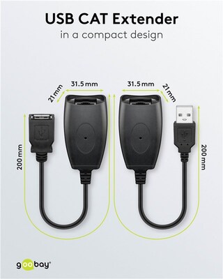 Predĺženie USB 2.0 cez TP do 40m