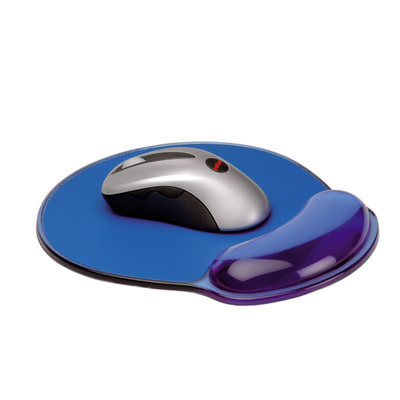 Podložka pod myš ergonomická silikónová transparentná modrá