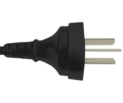 Power cord China type I to C19 1.5mm², 3m CHN 3pin/IEC 60320-C19, CCC, black