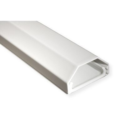 Káblový tunel na káble prechodová lišta 33x18mm, 1.1m, hliník, biely