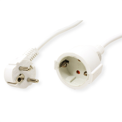 Predlžovačka 10m s 1 zásuvkou SCHUKO, 1.5mm², biela
