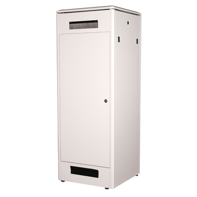 19" Rack na podlahu 32U, 1609x600x600mm (HxWxD), PRO, sklenené dvere, sivý