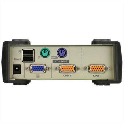 KVM switch/prepínač 2PC, VGA, USB + PS2