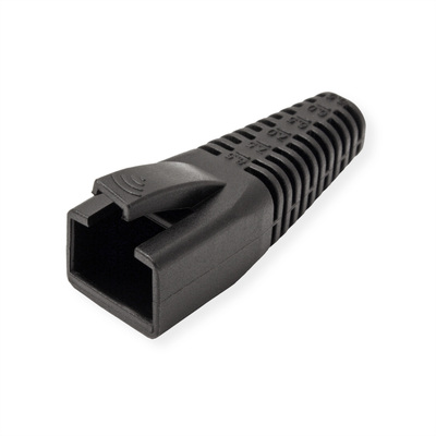 Krytka na konektor RJ45, pre ø 5.5 až 8.5mm, čierna, 10ks/bal
