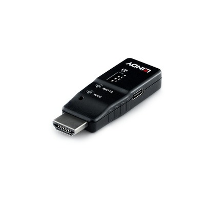 Emulátor EDID/DDC pre HDMI 2.1, 8K@60Hz, 48Gbps, 8 pamäťových profilov, čierny