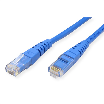 UTP Patchkábel 0.3m cat.6, modrý, Cu