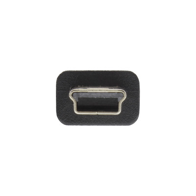 Kábel USB 2.0 A-MINI-B 5pin M/M 0.5m, High Speed, čierny