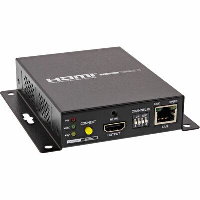 Predĺženie KVM cez TP do 100m, HDMI 4K@30Hz, USB, IR, RS232, (aj cez LAN/TCP/IP)