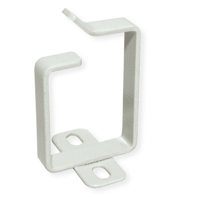 19" vyväzovacie oko 40x40mm, 44x60mm, sivý, 10ks/bal