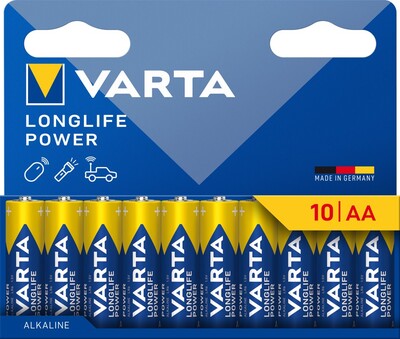 Batéria VARTA Longlife Alkalická AA (10ks) 1.5V (LR6) 10BL