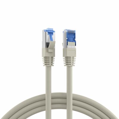 S/FTP (PiMF) Patchkábel LSOH 25m cat.7, sivý, Cu, SuperFlex