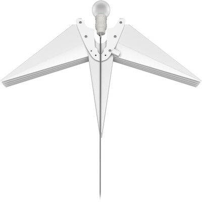 Led svetelná hviezda, 230V, 56cm, IP44, biela