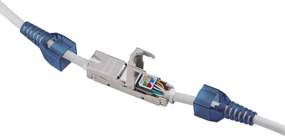 Spojka Keystone cat.6a, AWG22-AWG24 beznástrojový (toolless), SLIM