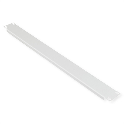 19" záslepka 1U, kovová, sivá RAL7035