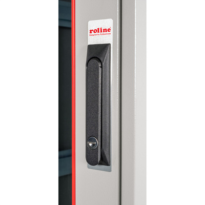 19" Rack na podlahu 26U, 1342x800x1000mm (HxWxD), PRO, sklenené dvere, sivý