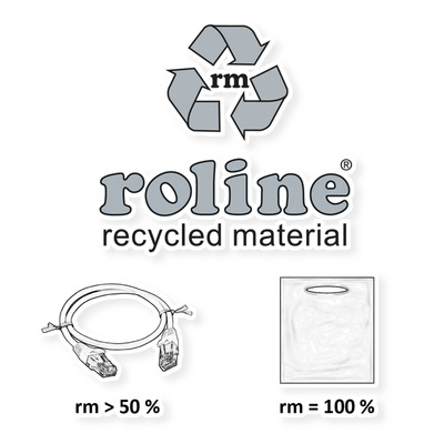 Kábel HDMI M/M 3m, Ultra High Speed+Eth, 8K@60Hz, HDMI 2.1, G pozl. kon., čierny, Recycled Material