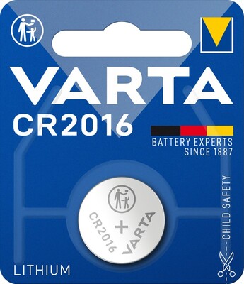 Batéria VARTA Lítiová CR2016 3V 90mAh (6016) 1BL