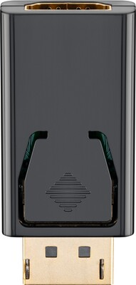 Adaptér DisplayPort/HDMI M/F, 1080p@30Hz (DP 1.2, HDMI 1.4), priamy, čierny