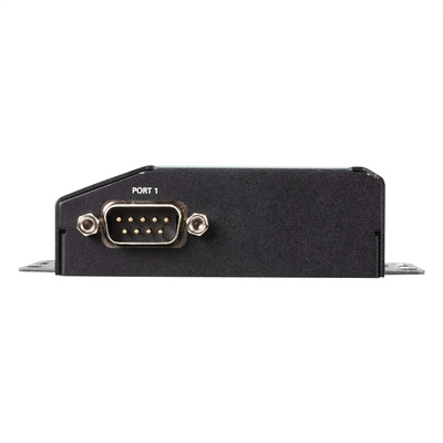 Sériový port RS232 cez IP, Secure Device Server, 1-portový, čierny