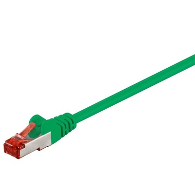 S/FTP (PiMF) Patchkábel LSOH 0.15m cat.6, zelený, Cu