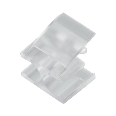 LC duplex clip, transparent 