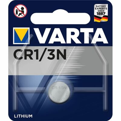 Baterka VARTA Lítiová CR1/3N 3V 170mAh, (6131) 1BL