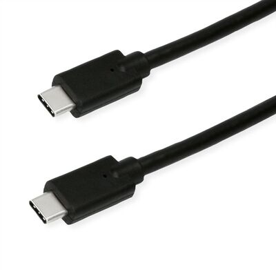 Kábel USB 3.2 Gen 2x2, Typ C CM/CM 2m, 20Gbps, PD 100w 20V5A, čierny, TPE, Eko balenie