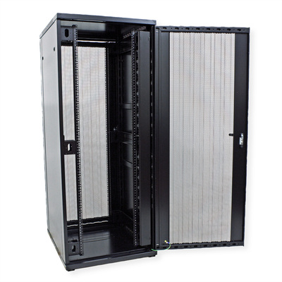 19" Rack na podlahu 42U, čierny, 2000x800x1000 mm (HxWxD)