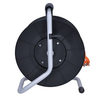Predlžovačka bubon 25m s 4 zásuvkami, 1.50mm², tepelná poistka, oranžová