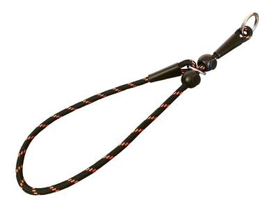 Korekčná šnúrka na výcvik 6mm/65cm, obmedzovač, polypropylen, čierna