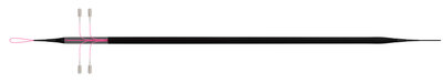 Fiber kábel SC-SC, 100m OM4(50/125µm), Trunk cable U-DQ(ZN)BH 4E, 4x Simplex, čierny/fialový