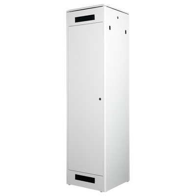 19" Rack na podlahu 47U, 2276x600x600mm (HxWxD), PRO, sklenené dvere, sivý