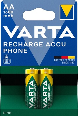 Batéria VARTA RTU nabíjacia AA (2ks) 1.2V 1600mAh NiMH (HR6 58399) 2BL