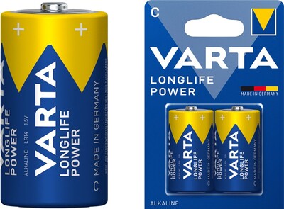 Batéria VARTA Longlife Power Alkalická C Baby (2ks) 1.5V (LR14) 2BL