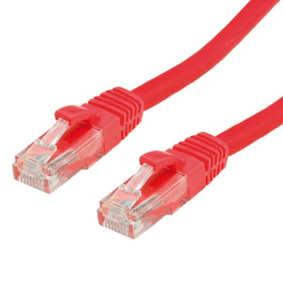 UTP Patchkábel 20m cat.6a, červený, Cu