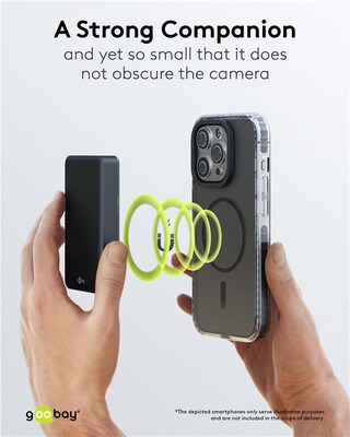 PowerBank 10000 mAh, magnetická bezdrôtová (wireless) 