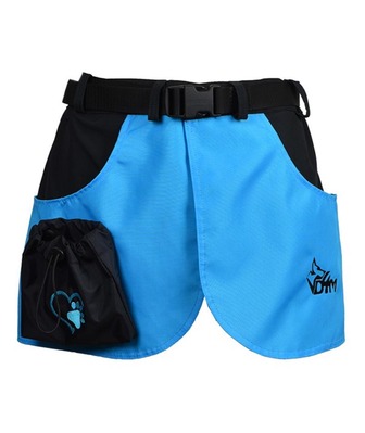 Výcviková sukňa KILT, s odnímateľným pamlskovníkom, modrá, XL-XXL