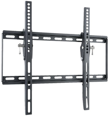 Držiak pre LCD TV na stenu, 23-55", max 34kg, VESA 400x400, profil 36mm, čierny