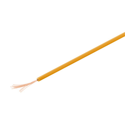 Kábel medený izolovaný 10m, 1x0.14mm, oranžový