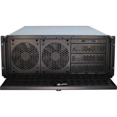 19" PC skrinka do racku, 4U, (HxWxD) 178x482x695mm, čierna