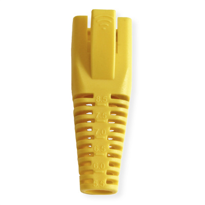 Krytka na konektor RJ45, pre ø 5.5 až 8.5mm, žltá, 10ks/bal