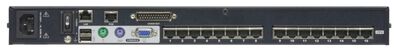 KVM switch/prepínač cez IP, 16PC, 32 remote users, 1 local, VGA, PS2+USB, HotKeys, OSD, Pushbutton