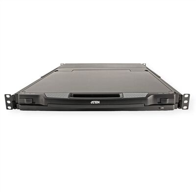 KVM konzola 19" LCD, 8 Port, VGA, PS2+USB, DE layout