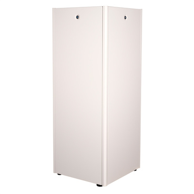 19" Rack na podlahu 42U, 2010x800x800mm (HxWxD), BASIC, sklenené dvere, sivý