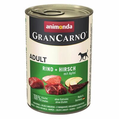 Konzerva Animonda GRANCARNO® dog adult, hovädzie, jeleň a jablko, 800g