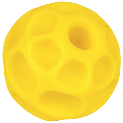 Lopta Tetraflex, veľká, s priemerom 13cm, dutá, žltá