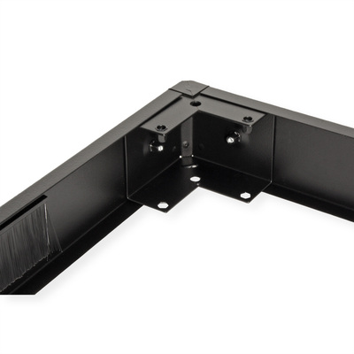 Podstavec pre sieťový kabinet, 800x1000mm (ŠxH), čierny