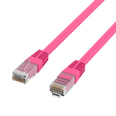 UTP Patchkábel LSOH 15m cat.6, magenta, CCA